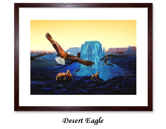 Desert Eagle Framed Print